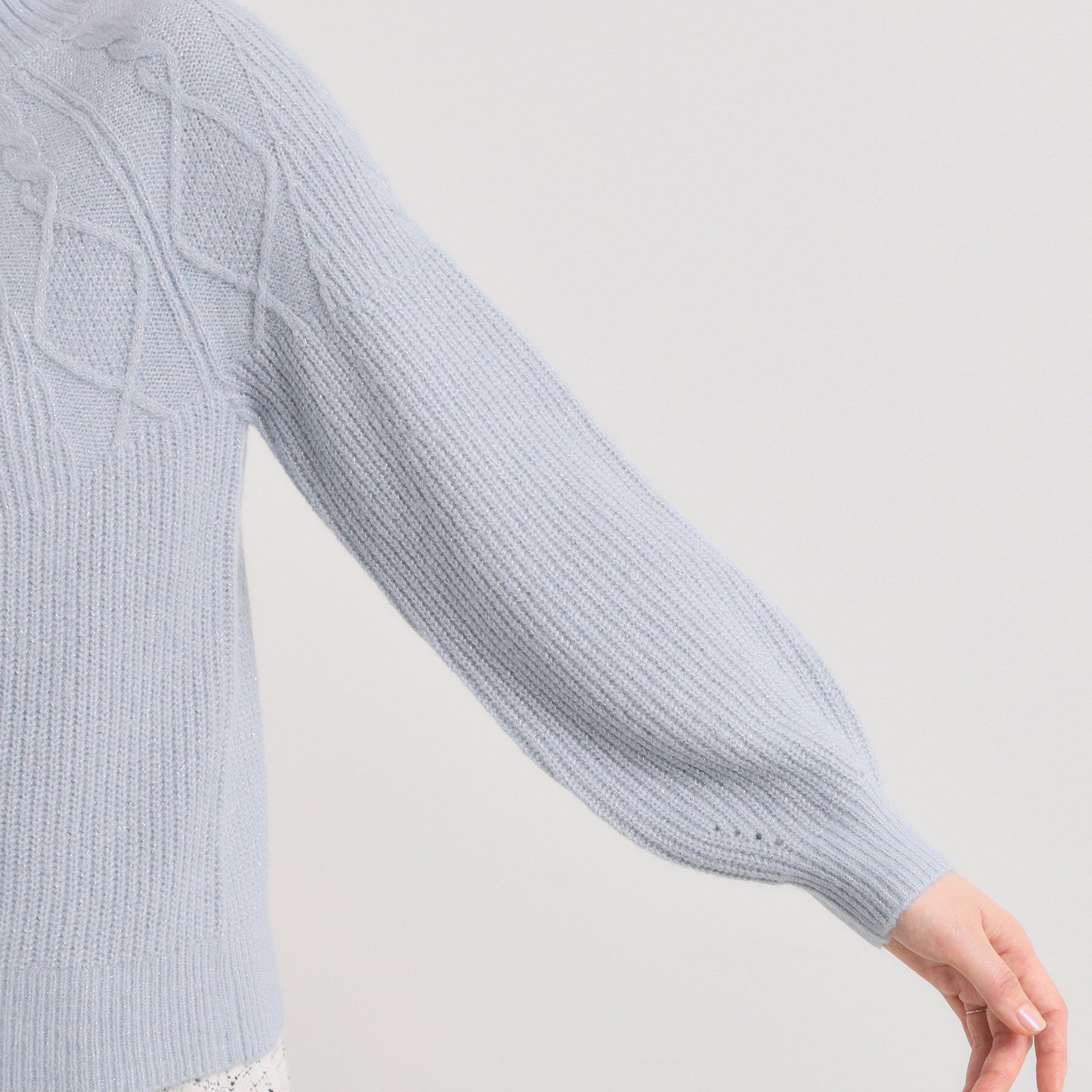 ITS&rsquo;DEMO「【手洗い可】求心ラメニット」|ニット・セーター|