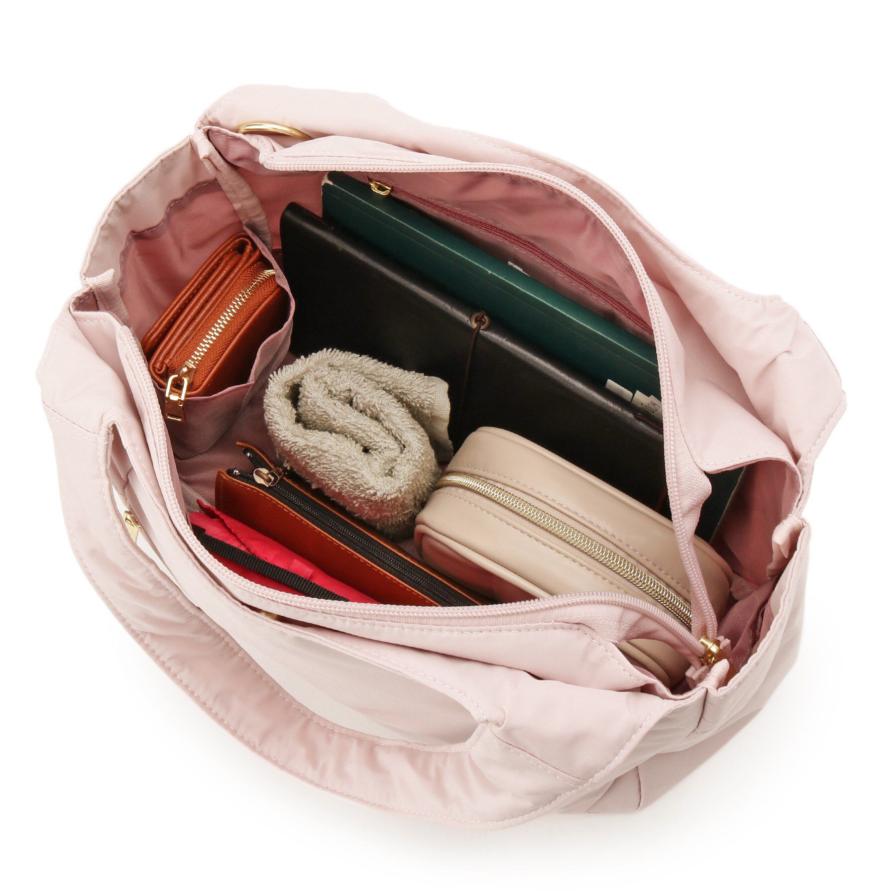 ITS&rsquo;DEMO「【8ポケット】ふんわり軽量撥水2WAYトート」|トートバッグ|