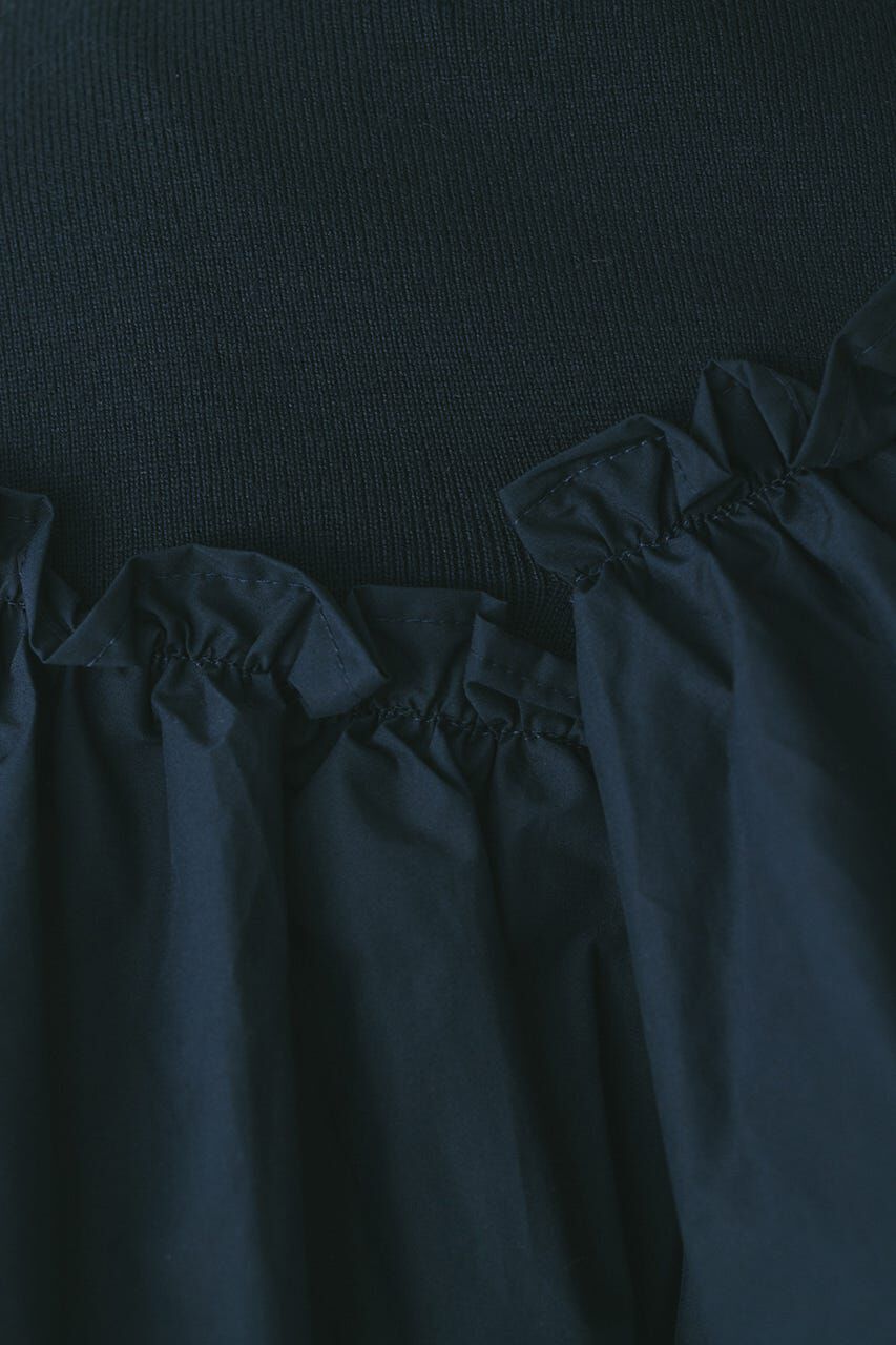 STYLEMIXER「アシンメトリーフリルニットトップ」|ニット・セーター|