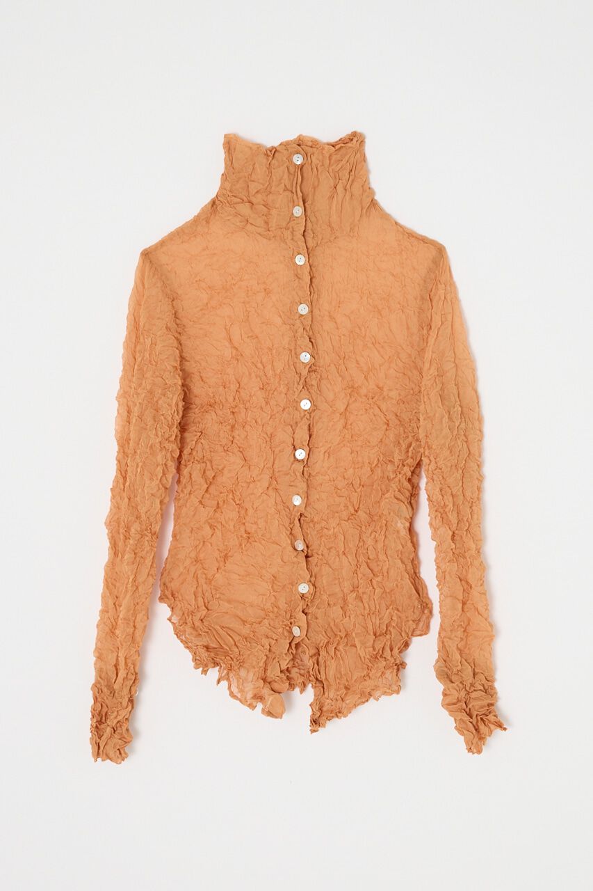 MOUSSY「リンクル２WAYシャツ　リサイクルポリエステル使用」|シャツ・ブラウス|