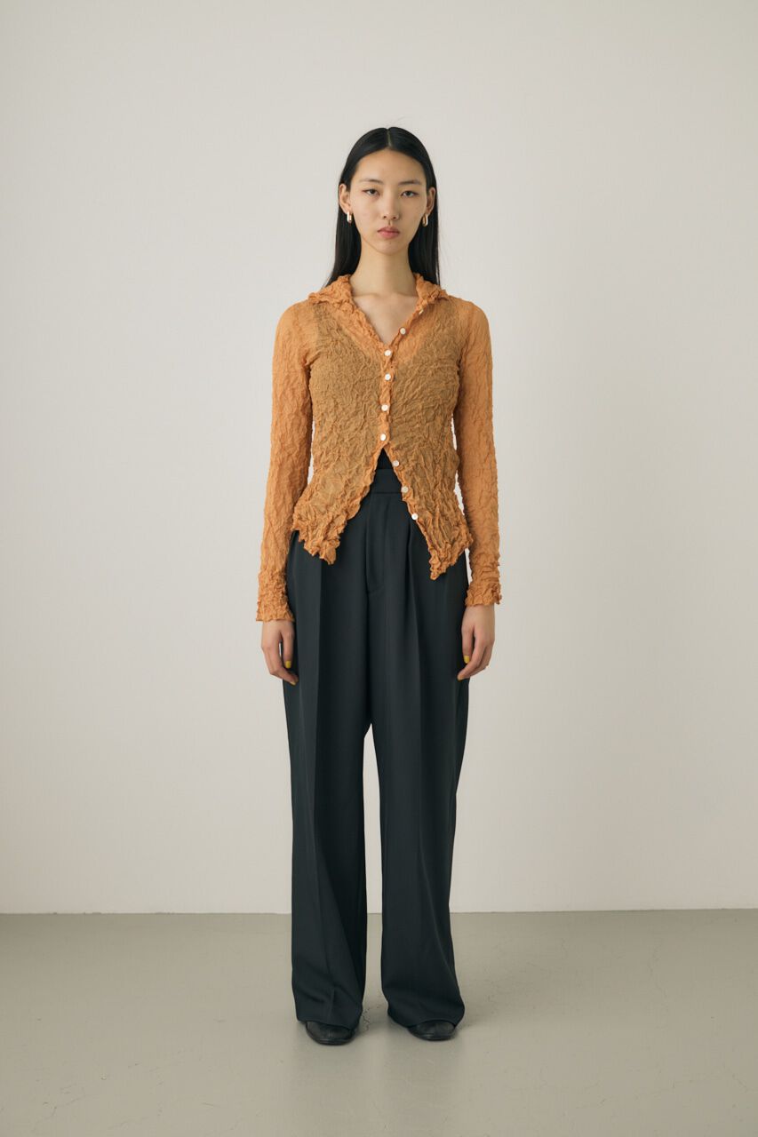 MOUSSY「リンクル２WAYシャツ　リサイクルポリエステル使用」|シャツ・ブラウス|