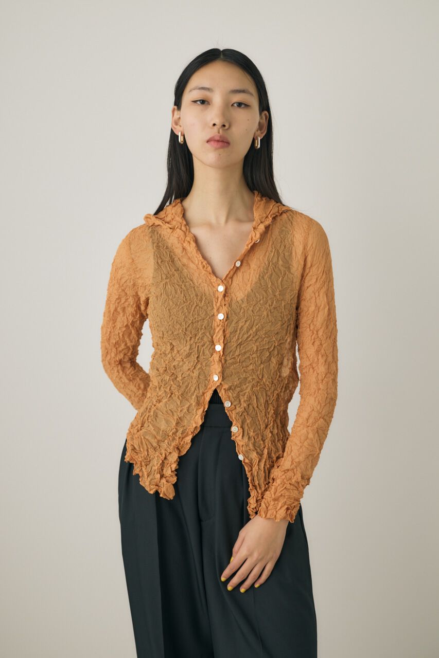 MOUSSY「リンクル２WAYシャツ　リサイクルポリエステル使用」|シャツ・ブラウス|
