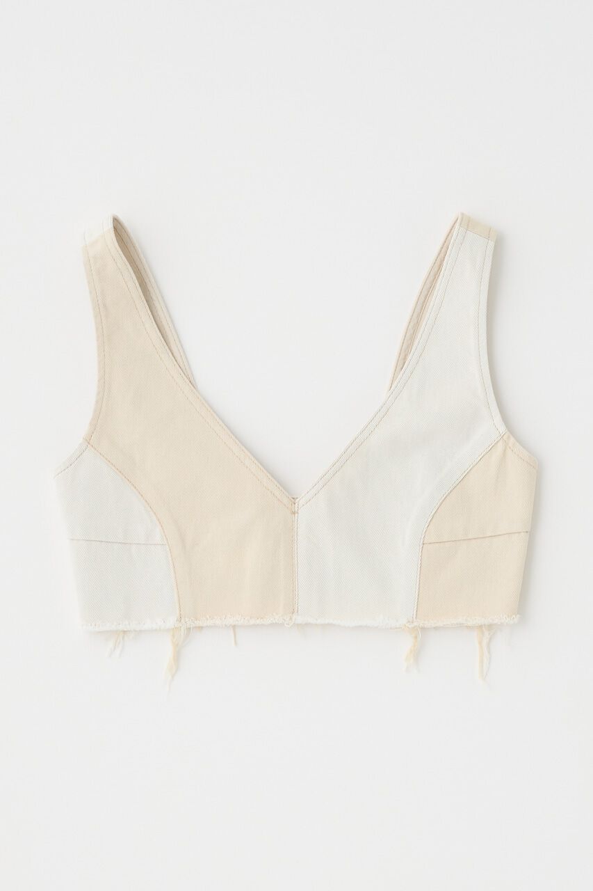 MOUSSY「DENIM ビスチェ」|チューブトップ|