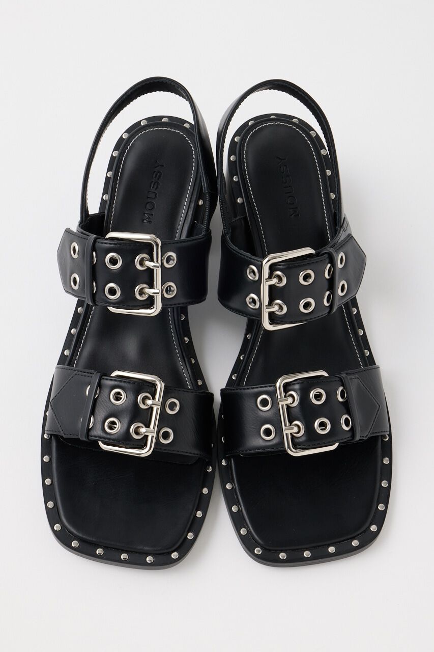 MOUSSY「W BUCKLE STRAP サンダル」|サンダル|