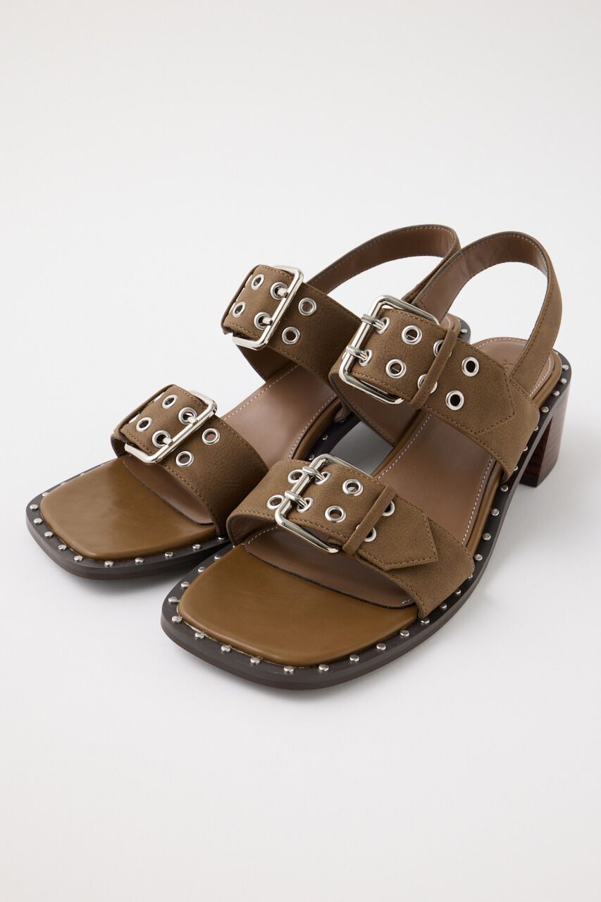 MOUSSY「W BUCKLE STRAP サンダル」|サンダル|
