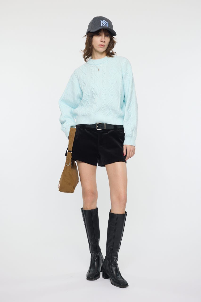 MOUSSY「POPCORN CABLE セーター」|ニット・セーター|