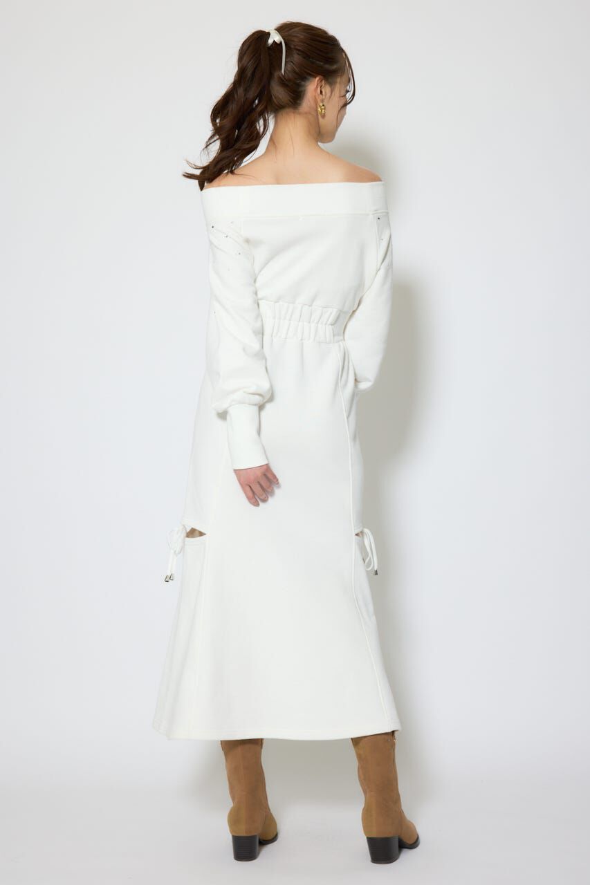 rienda「オフショルダーカッティングマーメイドワンピース」|ワンピース|