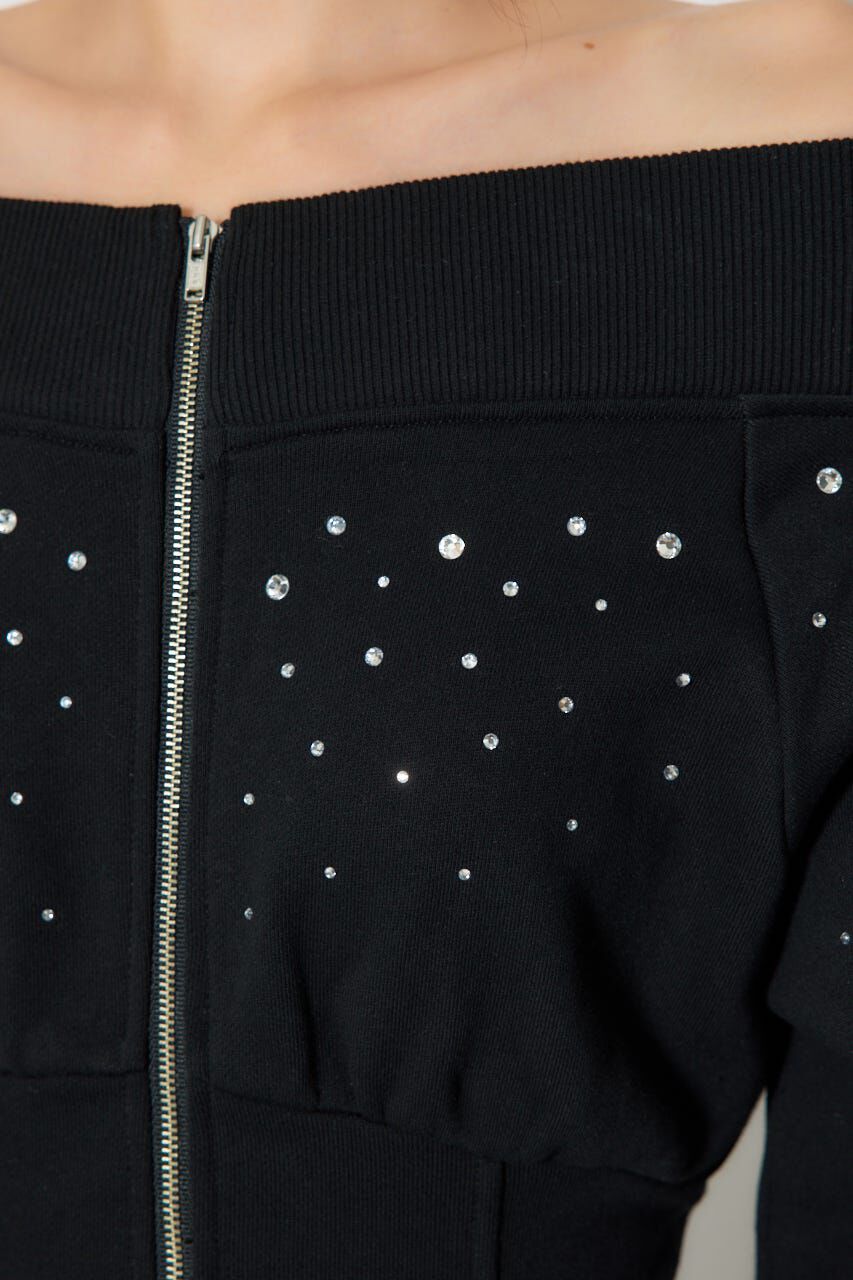 rienda「オフショルダーカッティングマーメイドワンピース」|ワンピース|