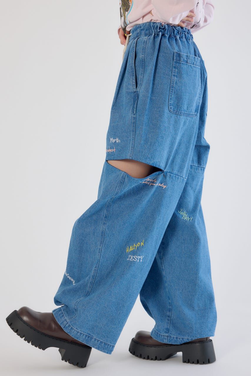 RODEO CROWNS「embroideryサイドジップパンツ」|その他|