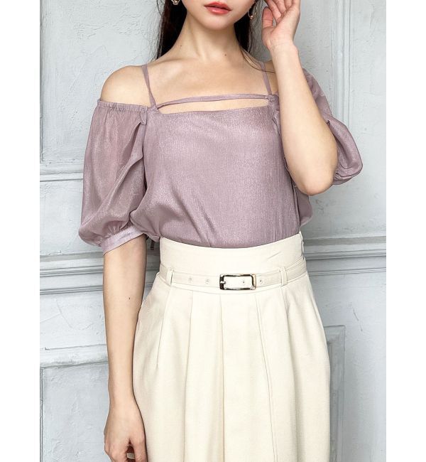 RESEXXY「2wayパフブラウス」|シャツ・ブラウス|ピンク