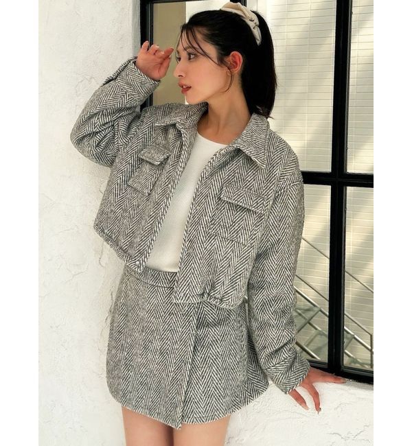 RESEXXY「ヘリンボーンパファージャケット【セットアップ着用可能】」|その他|