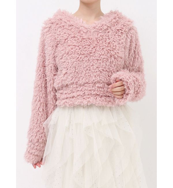 dazzlin「プードルボリュームカットソー」|Tシャツ・カットソー|ピンク