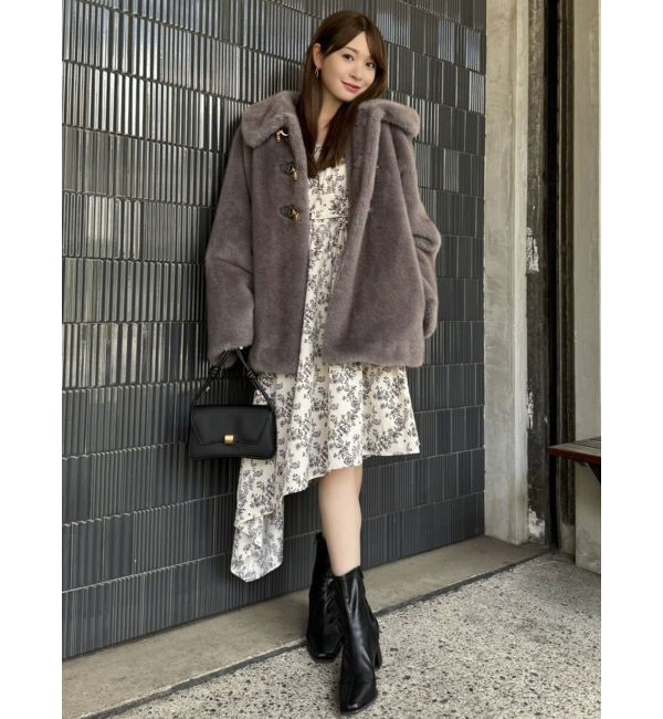 dazzlin「リボンショルダーアシンメトリーワンピース」|ワンピース|