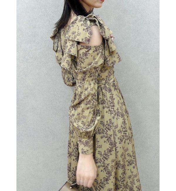 dazzlin「リボンショルダーアシンメトリーワンピース」|ワンピース|