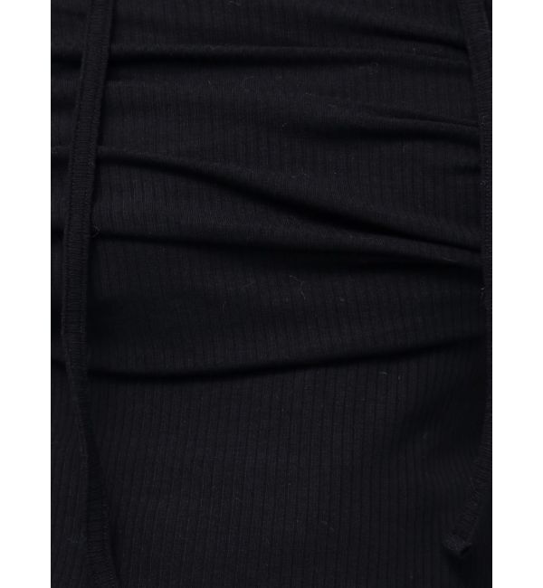 dazzlin「チョーカー付きオフショルドレープ長袖トップス」|Tシャツ・カットソー|