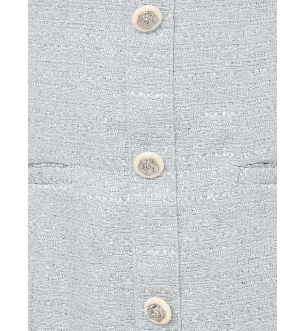 dazzlin「【セットアップ対応】レイヤードツイードミニキャミワンピース」|ワンピース|