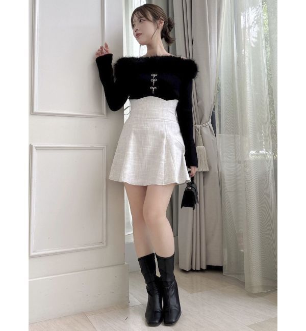 dazzlin「2WAYダブルレースアップコルセットミニスカート」|スカート|