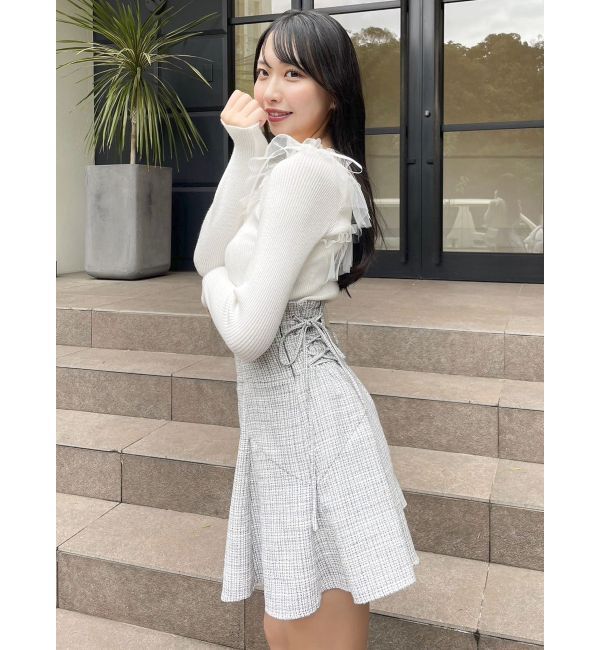 dazzlin「2WAYダブルレースアップコルセットミニスカート」|スカート|