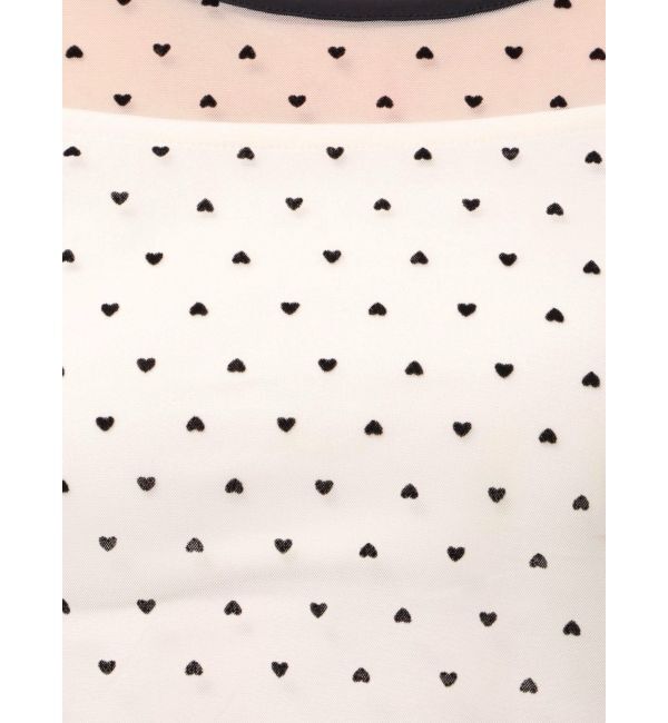 dazzlin「モチーフチュールシアートップス」|Tシャツ・カットソー|