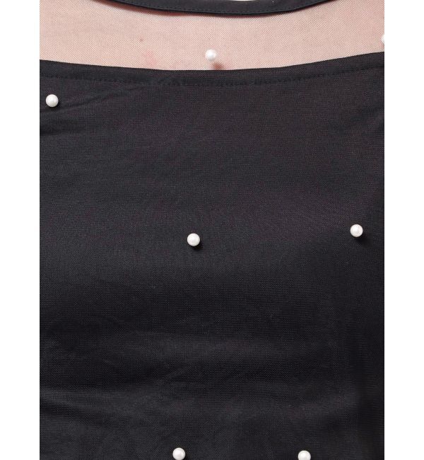 dazzlin「モチーフチュールシアートップス」|Tシャツ・カットソー|