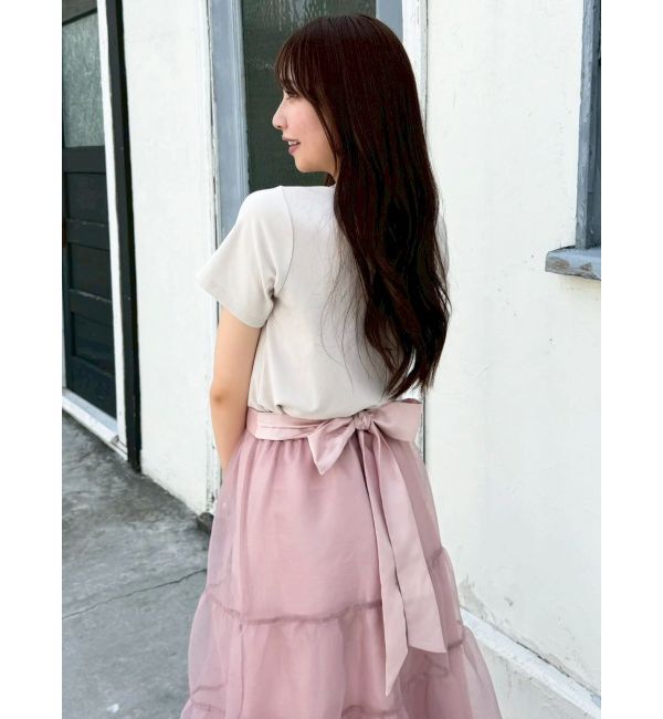 dazzlin「オーガンティアードスカート」|スカート|