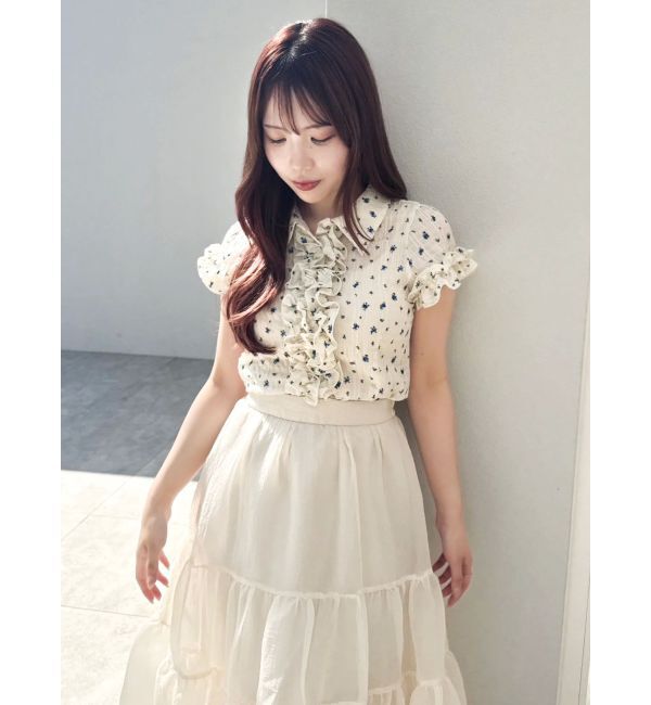 dazzlin「オーガンティアードスカート」|スカート|