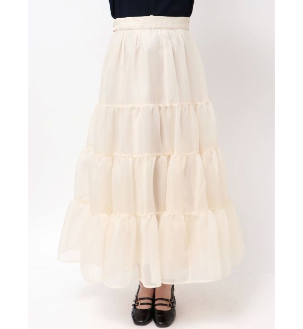 dazzlin「オーガンティアードスカート」|スカート|