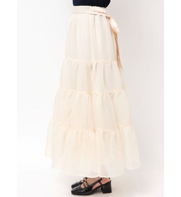 dazzlin「オーガンティアードスカート」|スカート|