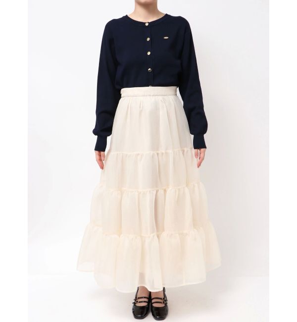 dazzlin「オーガンティアードスカート」|スカート|