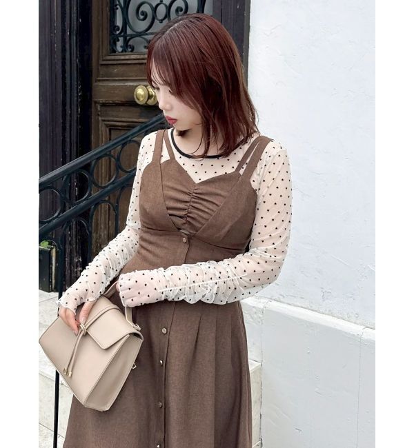 dazzlin「ブラトップレイヤードワンピース」|ワンピース|