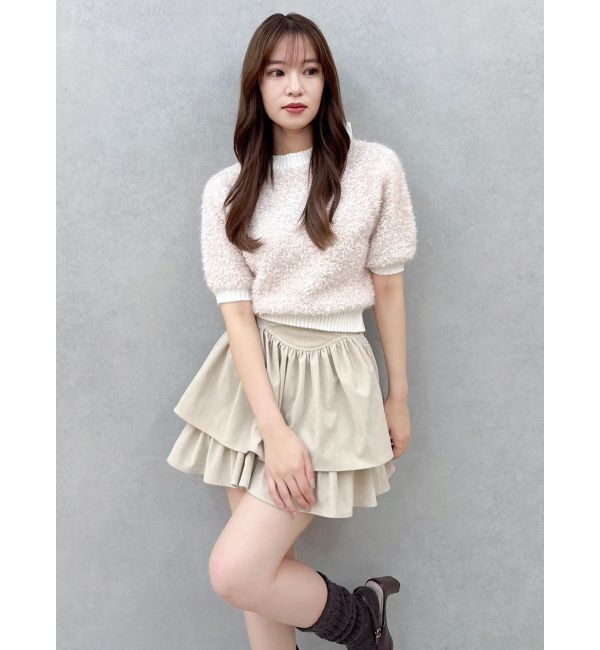 dazzlin「【セットアップ対応】フェイクスウェードミニスカート」|スカート|
