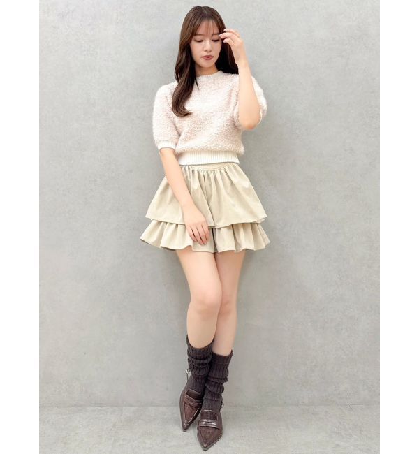 dazzlin「【セットアップ対応】フェイクスウェードミニスカート」|スカート|