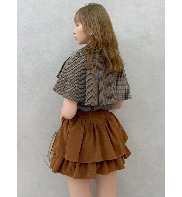 dazzlin「【セットアップ対応】フェイクスウェードミニスカート」|スカート|