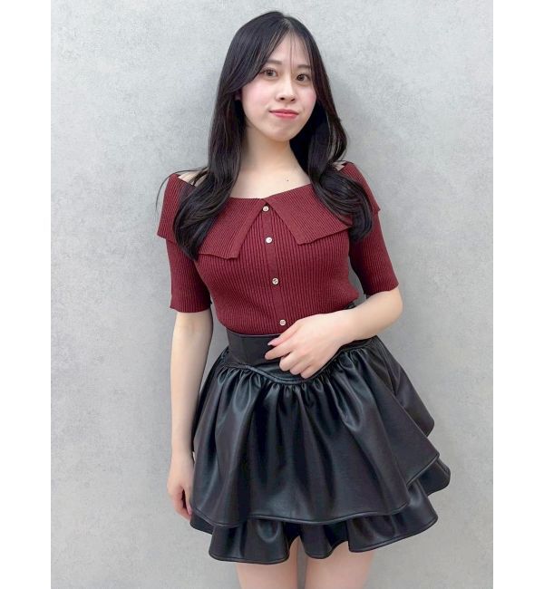 dazzlin「【セットアップ対応】フェイクスウェードミニスカート」|スカート|