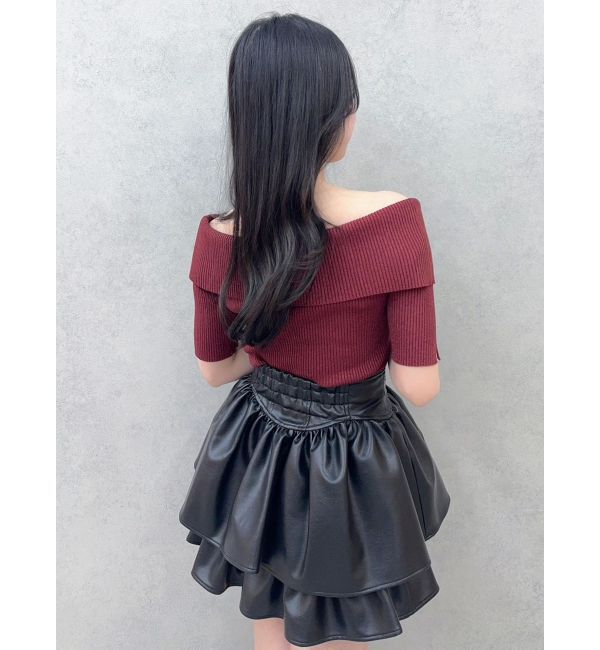 dazzlin「【セットアップ対応】フェイクスウェードミニスカート」|スカート|