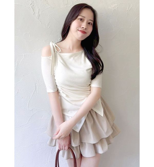 dazzlin「【セットアップ対応】フェイクスウェードミニスカート」|スカート|