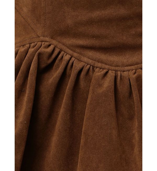 dazzlin「【セットアップ対応】フェイクスウェードミニスカート」|スカート|