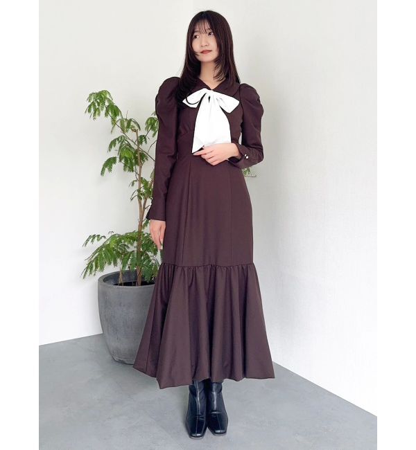 dazzlin「バルーンチェックワンピース」|ワンピース|