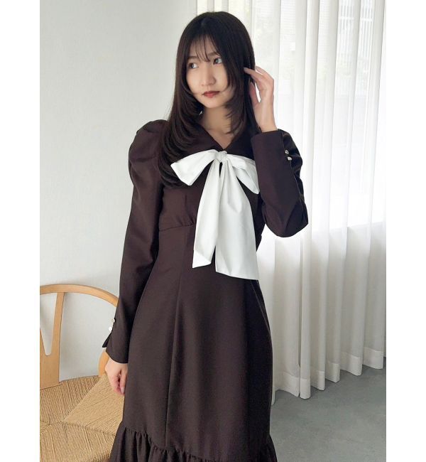 dazzlin「バルーンチェックワンピース」|ワンピース|