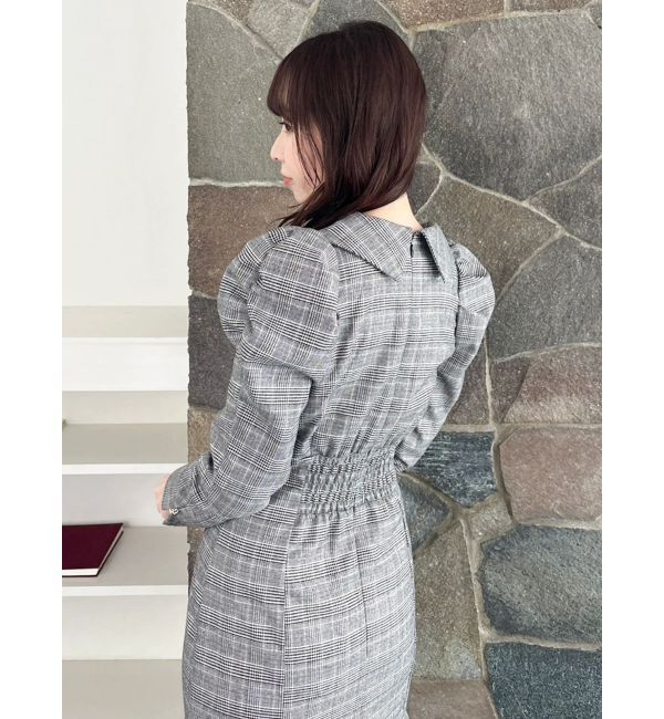 dazzlin「バルーンチェックワンピース」|ワンピース|
