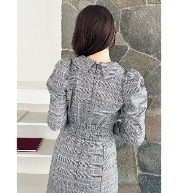 dazzlin「バルーンチェックワンピース」|ワンピース|