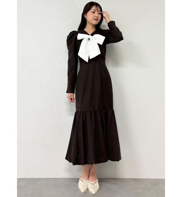 dazzlin「バルーンチェックワンピース」|ワンピース|