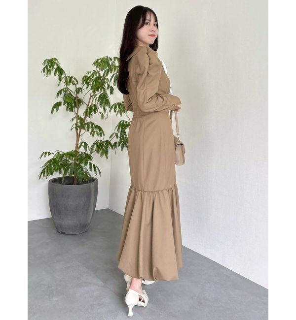 dazzlin「バルーンチェックワンピース」|ワンピース|