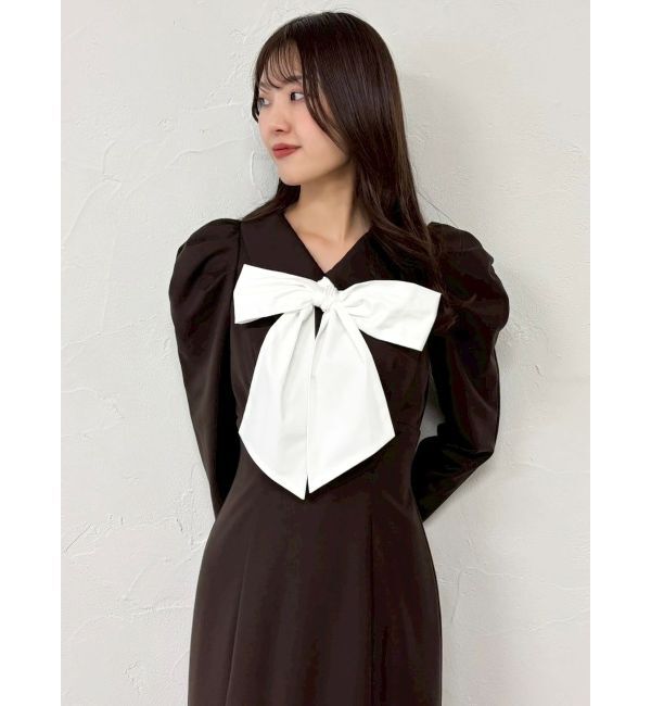 dazzlin「バルーンチェックワンピース」|ワンピース|