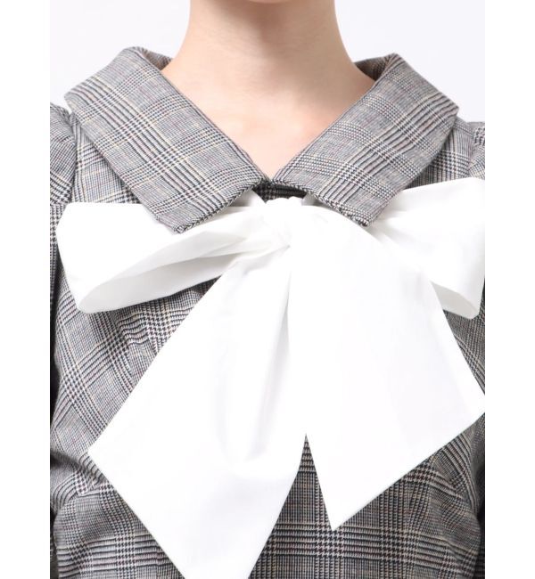 dazzlin「バルーンチェックワンピース」|ワンピース|