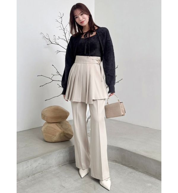 dazzlin「2WAYレイヤードスカートパンツ」|その他|