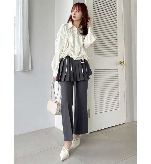 dazzlin「2WAYレイヤードスカートパンツ」|その他|