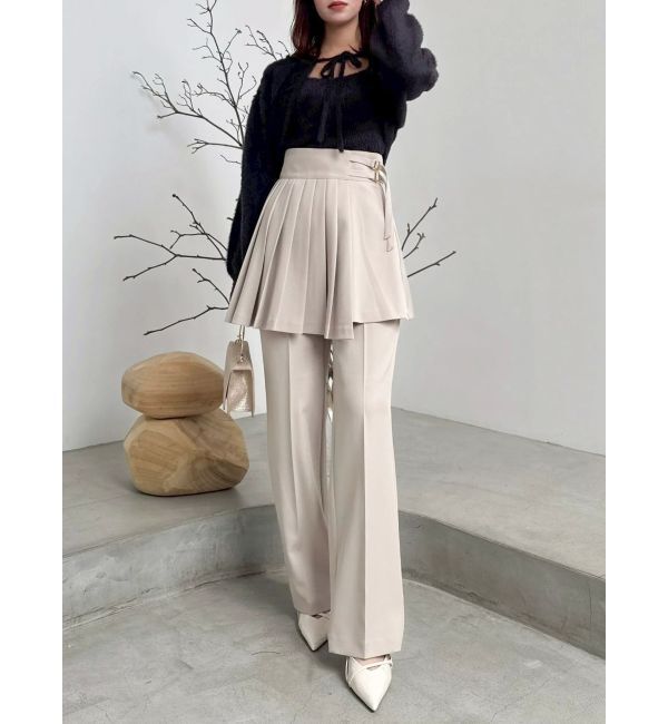 dazzlin「2WAYレイヤードスカートパンツ」|その他|