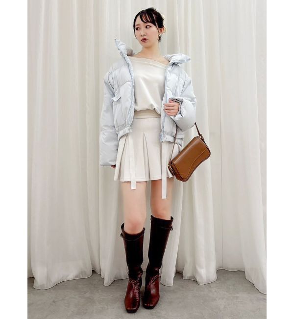 dazzlin「【20周年記念復刻！/セットアップ対応】ボックスプリーツカットミニスカート」|スカート|