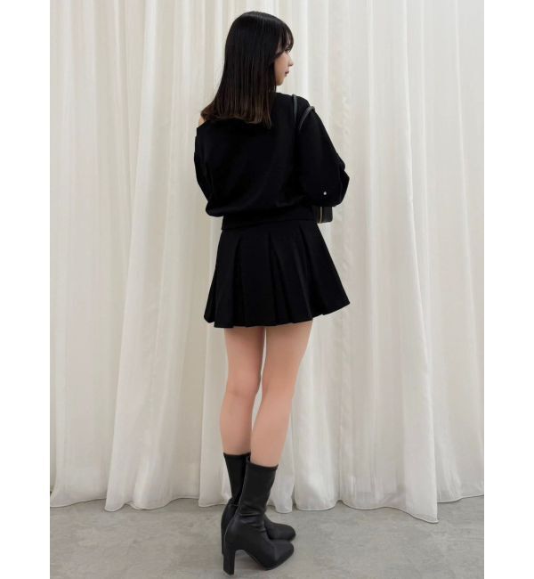 dazzlin「【20周年記念復刻！/セットアップ対応】ボックスプリーツカットミニスカート」|スカート|